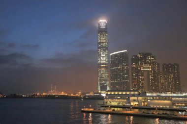 6 May 2013 a west Kowloon Night View, the city concept