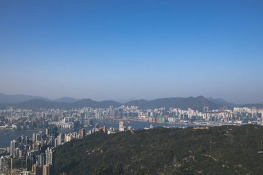 view of Hong Kong City from Jardines lookout point 28 Jan 2023