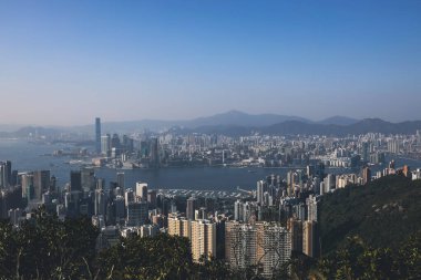 view of Hong Kong City from Jardines lookout point 28 Jan 2023