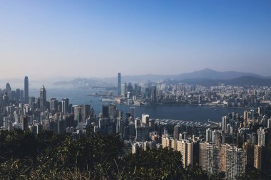 view of Hong Kong City from Jardines lookout point 28 Jan 2023