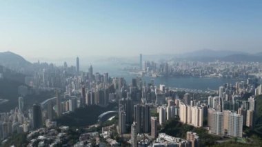 view of Hong Kong City from Jardines lookout point 28 January 2023