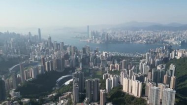 view of Hong Kong City from Jardines lookout point 28 January 2023