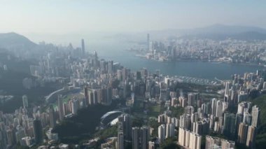 view of Hong Kong City from Jardines lookout point 28 January 2023