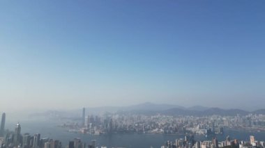 view of Hong Kong City from Jardines lookout point 28 January 2023