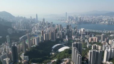 view of Hong Kong City from Jardines lookout point 28 January 2023