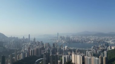 view of Hong Kong City from Jardines lookout point 28 January 2023