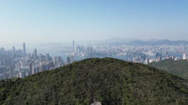 view of Hong Kong City from Jardines lookout point 28 January 2023