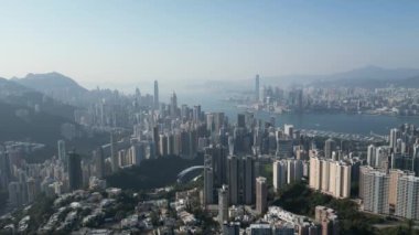 view of Hong Kong City from Jardines lookout point 28 January 2023