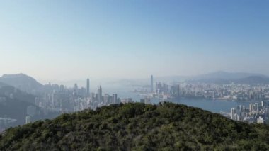 view of Hong Kong City from Jardines lookout point 28 January 2023