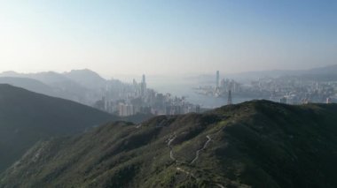 The Hong Kong city, view from east 28 Jan 2023