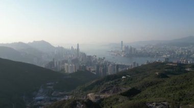 The Hong Kong city, view from east 28 Jan 2023