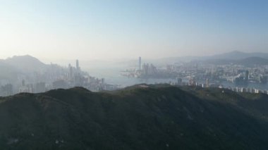 The Hong Kong city, view from east 28 Jan 2023