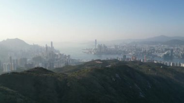 The Hong Kong city, view from east 28 Jan 2023