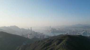 The Hong Kong city, view from east 28 Jan 2023