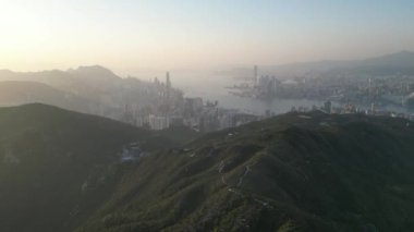The Hong Kong city, view from east 28 Jan 2023