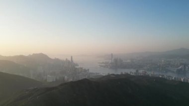 The Hong Kong city, view from east 28 Jan 2023