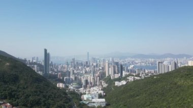 the landscape of Wong Nai Chung Reservoir Park 28 January 2023