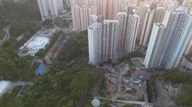 the cityscape of East Kowloon and HK From Ping Shan  29 Jan 2023