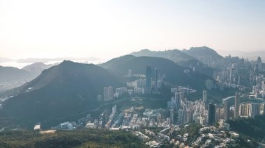 the residential area at Jardine, Hong Kong 28 Jan 2022