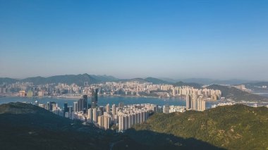 28 Jan 2023 the cityscape of east of island, hong kong