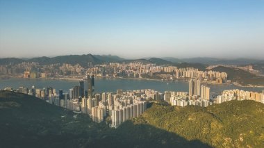 28 Jan 2023 the cityscape of east of island, hong kong