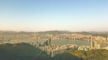 28 Jan 2023 the cityscape of east of island, hong kong