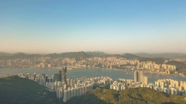 28 Jan 2023 the cityscape of east of island, hong kong
