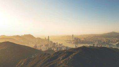 28 Jan 2023 The Hong Kong city, view from east