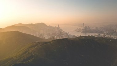 28 Jan 2023 The Hong Kong city, view from east