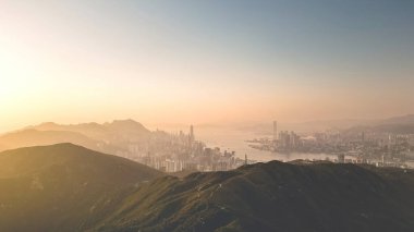 28 Jan 2023 The Hong Kong city, view from east