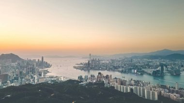 28 Jan 2023 The Hong Kong city, view from east