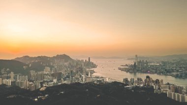 28 Jan 2023 The Hong Kong city, view from east