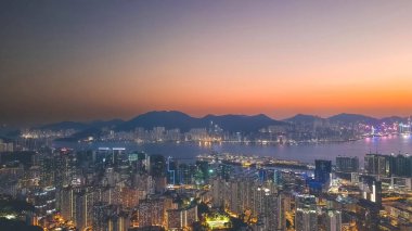 a cityscape of East Kowloon and HK From Ping Shan 29 Jan 2023