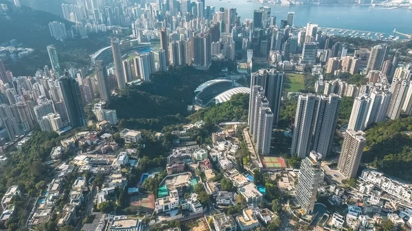 the residential area at Jardine, Hong Kong 28 Jan 2023
