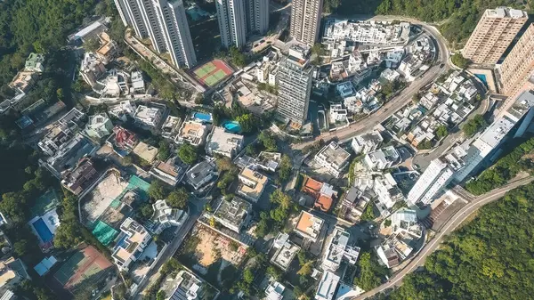 the residential area at Jardine, Hong Kong 28 Jan 2022