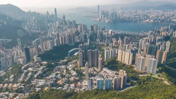 a Hong Kong City from Jardines lookout point 28 Jan 2022