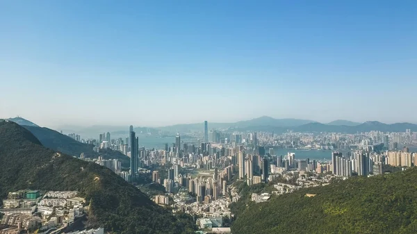 a hong kong view from Wong Nai Chung gap 28 Jan 2023