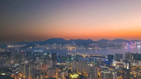 a cityscape of East Kowloon and HK From Ping Shan 29 Jan 2023