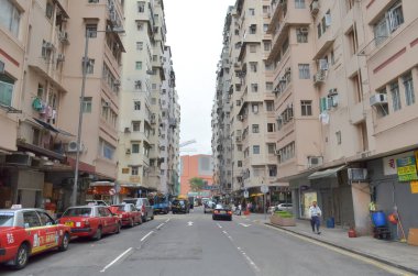 2013 Mayıs 'ında Kowloon' da bir apartman dairesi.