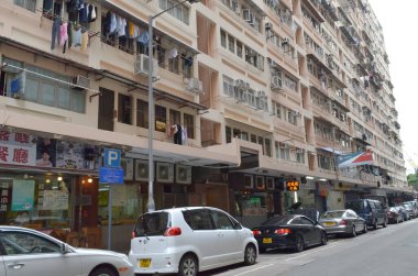 2013 Mayıs 'ında Kowloon' da bir apartman dairesi.