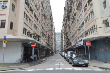 2013 Mayıs 'ında Kowloon' da bir apartman dairesi.