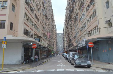 2013 Mayıs 'ında Kowloon' da bir apartman dairesi.
