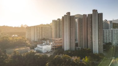 Hong Sing Garden, 1 Şubat 2023 'te şehir manzarası