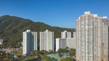 Po Lam yerleşim bölgesinin şehir manzarası, hk 1 Şubat 2023