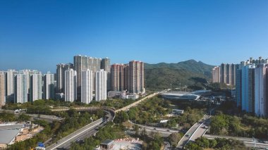 Hang Hau ve Hong Kong Velodrome şehri 1 Şubat 2023