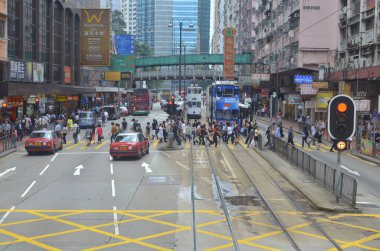 18 Mayıs 2013 Kuzey noktasında ünlü tramvaylı şehir manzarası, hk