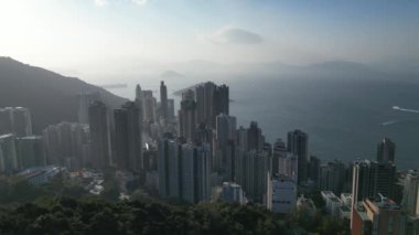 Pok Fu Lam aralığının şehri, Hong Kong 2 Şubat 2023