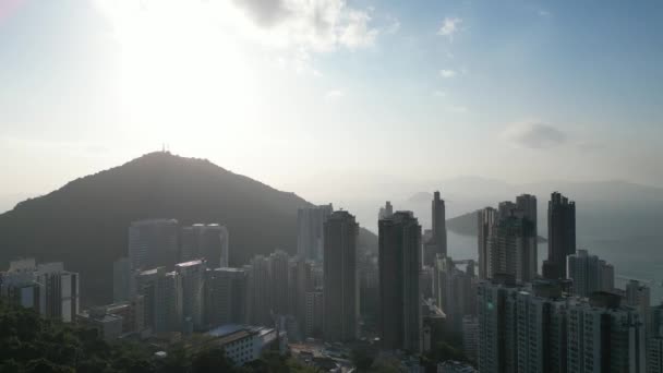 Město Pok Lam Mezera Hong Kong Únor 2023 — Stock video