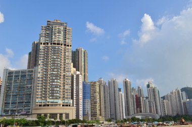 29 Haziran 2013 Kennedy Kasabası, Hong Kong şehri konsepti.