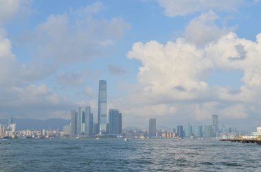 29 Haziran 2013 yazları Hong Kong Batı Kowloon Kültür Bölgesi